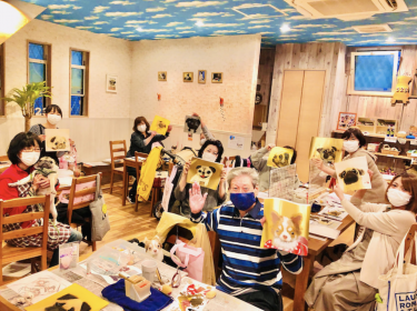 【体験レポ】絵画教室「１DAYレッスン」＠ドッグカフェこふみ / 大阪